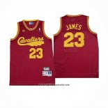 Camiseta Cleveland Cavaliers LeBron James #23 Mitchell & Ness Rojo