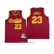 Camiseta Cleveland Cavaliers LeBron James #23 Mitchell & Ness Rojo