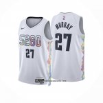 Camiseta Denver Nuggets Jamal Murray #27 Ciudad 2024-25 Blanco