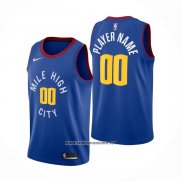 Camiseta Denver Nuggets Personalizada Statement Azul