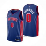 Camiseta Detroit Pistons Andre Drummond #0 Icon Azul