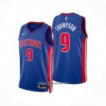 Camiseta Detroit Pistons Ausar Thompson #9 Icon Azul