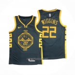 Camiseta Golden State Warriors Andrew Wiggins #22 Ciudad 2018-19 Azul