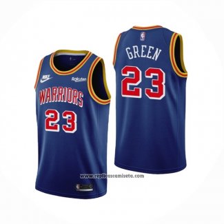 Camiseta Golden State Warriors Draymond Green #23 75th Anniversary Azul