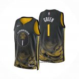 Camiseta Golden State Warriors JaMychal Green #1 Ciudad 2022-23 Negro