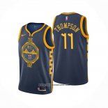 Camiseta Golden State Warriors Klay Thompson #11 Ciudad 2018-19 Azul