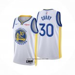 Camiseta Golden State Warriors Stephen Curry #30 Association 2022-23 Blanco