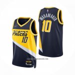 Camiseta Indiana Pacers Brad Wanamaker #10 Ciudad 2021-22 Azul
