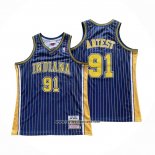 Camiseta Indiana Pacers Ron Artest #91 Mitchell & Ness 2003-04 Azul