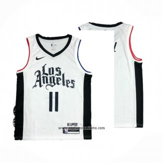 Camiseta Los Angeles Clippers John Wall #11 Ciudad 2019-20 Blanco