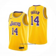 Camiseta Los Angeles Lakers Brandon Ingram #14 Icon Amarillo