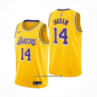 Camiseta Los Angeles Lakers Brandon Ingram #14 Icon Amarillo