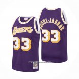 Camiseta Los Angeles Lakers Kareem Abdul-Jabbar #33 Mitchell & Ness 1983-84 Violeta