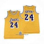 Camiseta Los Angeles Lakers Kobe Bryant #24 Mitchell & Ness 2007-08 Amarillo