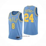 Camiseta Los Angeles Lakers Kobe Bryant #8 & 24 Classic 2017-18 Azul