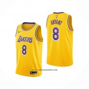 Camiseta Los Angeles Lakers Kobe Bryant #8 Icon 2018-19 Amarillo