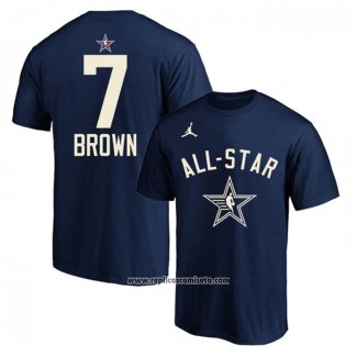 Camiseta Manga Corta All Star 2024 Jaylen Brown Azul