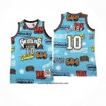 Camiseta Memphis Grizzlies Mike Bibby #10 Mitchell & Ness 1998-99 Azul