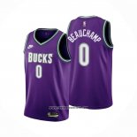 Camiseta Milwaukee Bucks Marjon Beauchamp #0 Classic 2022-23 Violeta