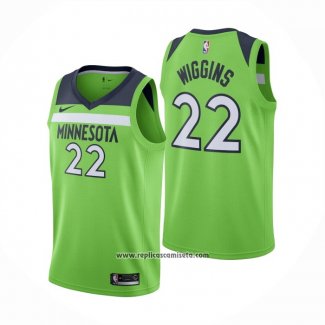 Camiseta Minnesota Timberwolves Andrew Wiggins #22 Statement Verde