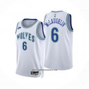 Camiseta Minnesota Timberwolves Jordan Mclaughlin #6 Classic 2023-24 Blanco