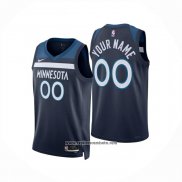 Camiseta Minnesota Timberwolves Personalizada Icon 2024-25 Azul