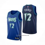 Camiseta Minnesota Timberwolves Taurean Prince #12 Ciudad 2021-22 Azul