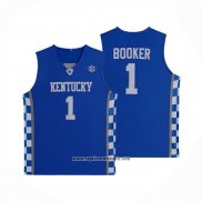 Camiseta NCAA Kentucky Wildcat Devin Booker 2025 Azul