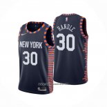 Camiseta New York Knicks Julius Randle #30 Ciudad Edition 2019-20 Azul