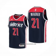 Camiseta Nino Washington Wizards Moritz Wagner #21 Association 2020-21 Azul