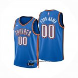 Camiseta Oklahoma City Thunder Personalizada Icon 2024-25 Azul