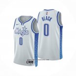 Camiseta Orlando Magic Anthony Black NO 0 Ciudad 2025-26 Blanco