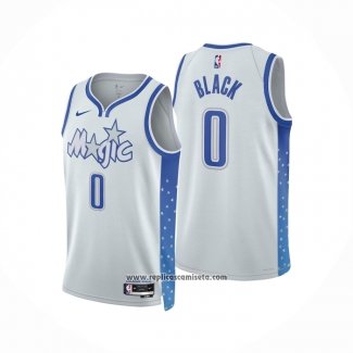Camiseta Orlando Magic Anthony Black NO 0 Ciudad 2025-26 Blanco