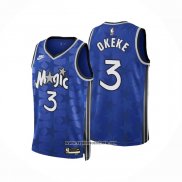 Camiseta Orlando Magic Chuma Okeke #3 Classic 2023-24 Azul