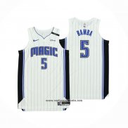 Camiseta Orlando Magic Mohamed Bamba #5 Icon Autentico 2019-20 Blanco