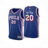 Camiseta Philadelphia 76ers Jared McCain #20 Icon 2024-25 Azul