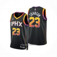 Camiseta Phoenix Suns Cameron Johnson #23 Statement 2022-23 Negro