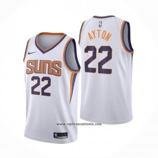 Camiseta Phoenix Suns Deandre Ayton #22 Association 2021 Blanco