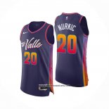 Camiseta Phoenix Suns Jusuf Nurkic #20 Ciudad Autentico 2023-24 Violeta