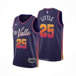 Camiseta Phoenix Suns Nassir Little #25 Ciudad 2023-24 Violeta