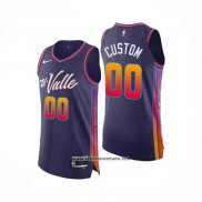 Camiseta Phoenix Suns Personalizada Ciudad Autentico 2023-24 Violeta