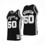 Camiseta San Antonio Spurs David Robinson #50 Mitchell & Ness 1998-99 Negro