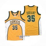 Camiseta Seattle SuperSonics Kevin Durant #35 Mitchell & Ness 2007-08 Amarillo