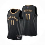 Camiseta Toronto Raptors Joe Wieskamp #11 Ciudad 2022-23 Negro