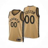 Camiseta Toronto Raptors Personalizada Ciudad 2023-24 Oro