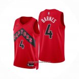 Camiseta Toronto Raptors Scottie Barnes #4 Icon 2022-23 Rojo