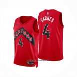 Camiseta Toronto Raptors Scottie Barnes NO 4 Icon 2024-25 Rojo