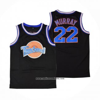 Camiseta Tune Squad Murray #22 Negro