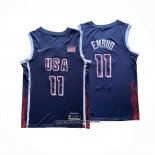 Camiseta USA 2024 Joel Embiid #11 Azul1