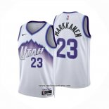 Camiseta Utah Jazz Lauri Markkanen NO 23 Association 2025-26 Blanco